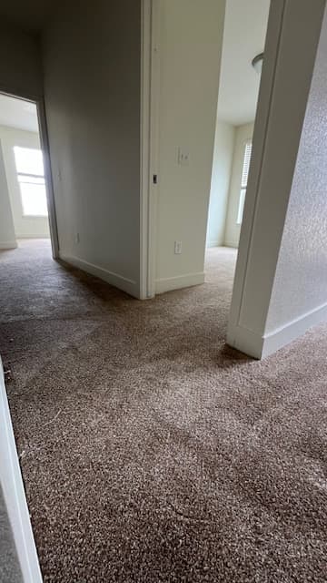 Bedroom carpet installation
